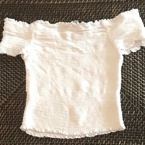 🌞 sale white crop top